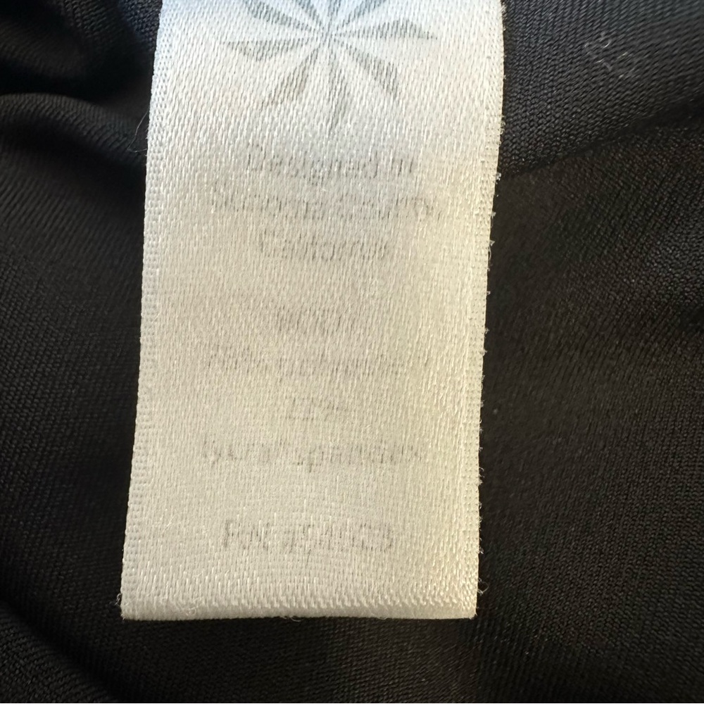 ATHLETA Sonar Capri Black Compression Workout Leggings Yoga Pants Small Tall - Picture 4 of 9